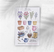 CraftAddictionUK Clear Stamp Set A5 - Pots of Joy